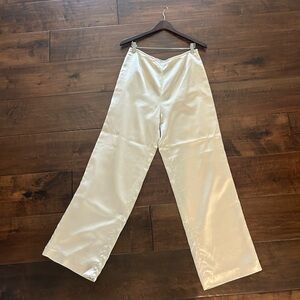 100% Silk Champagne Pants